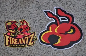 CHOICE of: Fayetteville FireAntz SPHL Throwback Minor Hockey Jersey Patch Crest - Picture 1 of 3