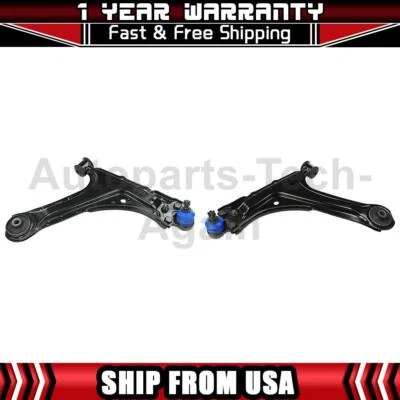 Mevotech 2 Front Lower Control Arm Assembly Fits 1995-2005 Pontiac Sunfire - Image 1 of 4
