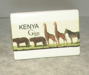 Placa de coleccionista publicitario Kenia de GIEN  - Imagen 1 de 4