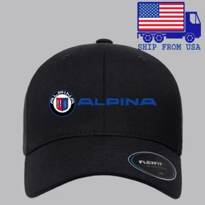 Cappello da baseball nero sintonizzatore Alpina Racing taglia S/M & L/XL - Foto 1 di 3
