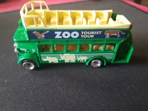 Golden Wheel Diecast ZOO TOURIST TOUR DOUBLEDECKER BUS - Picture 1 of 6