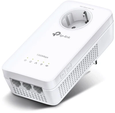 TP-Link TL-WPA8631P AV1300 Powerline WLAN AC (3x LAN), Adapter, weiß, BRANDNEU - Bild 1 von 4
