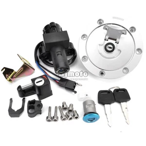 For 1992-1998 Honda CB400 CB400SF Ignition Switch Lock & Fuel Gas Cap Key Set - Foto 1 di 12