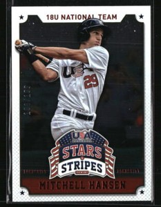 Mitchell Hansen 2015 Panini USA Stars & Stripes /199 #76 Baseball Card