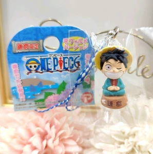 One Piece Monkey D Luffy Figure Charm Strap keychain Great Buddha in Kamakur2011 - Picture 1 of 11
