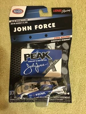 2018 Lionel Action JOHN FORCE Peak Antifreeze NHRA Camaro 1/64 Diecast Wave F/C - Image 1 of 4