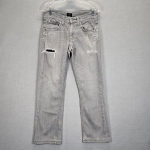 Hudson Jeans Mens 29x26 Byron Five Pocket Straight Jeans Faded Gray - Picture 1 of 16