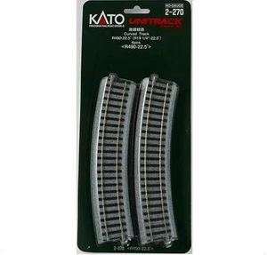 Kato 2-270 Rail Courbe / Curve Track R490 22.5° 4pcs - HO - Bild 1 von 1