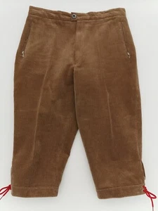 Kniebundhose , Knickerbocker , Gr. 42 , hellbraun , 80% Baumwolle , Kordhose - Bild 1 von 5