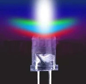 1 "Animated" Fast Changing RGB T1 (3MM) LEDs with Wires Attached - Picture 1 of 1