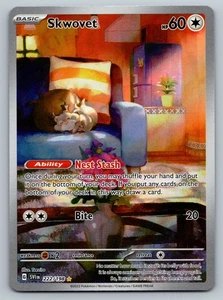 Skwovet 222/198 SV01: Scarlet & Violet Base Set Illustration Rare Holo NM - Picture 1 of 2