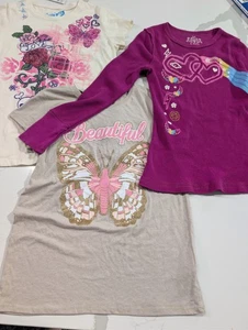Children's Place Girls Top Bundle Of 3 L 10/12   New - Picture 1 of 8