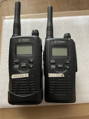 2x Alan HP4502A Funkgeräte ohne Ladegeräte – Profi Walkie Talkie - Bild 1 von 4