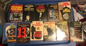 Lot of 11 Vintage Alfred Hitchcock's Stories Dell PB Books Free Shipping - Picture 1 of 12