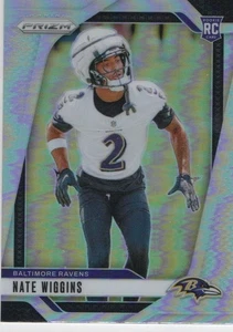 2024 Panini Prizm - Nate Wiggins RC Silver Prizm #380 - Ravens - Picture 1 of 2