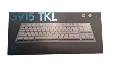 Logitech G915 TKL Lightspeed Mechanical Gaming Keyboard White (TACTILE SWITCH) - Image 1 of 4