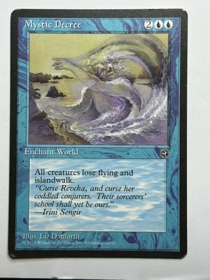 Mystic Decree Homelands Regular MTG Card MP-LP - Image 1 of 2