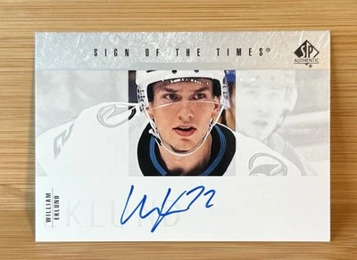 2023 SP Authentic 2003-04 Retro Sign of the Times William Eklund #SOTT1-WE Auto - Image 1 of 2