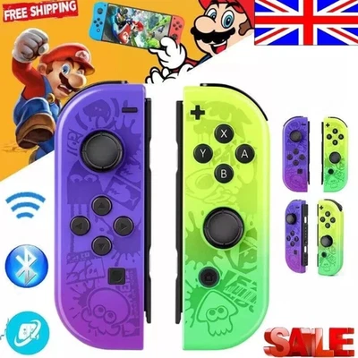 For Nintendo Switch Joy Con Controller Left & Right Wireless Pair Gamepad Joypad - Image 1 of 4