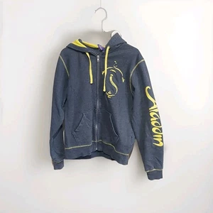 Disney Aladdin Sudadera con Capucha Adulto Pequeña Gris Genio Cremallera Sudadera 42x25 - Imagen 1 de 6