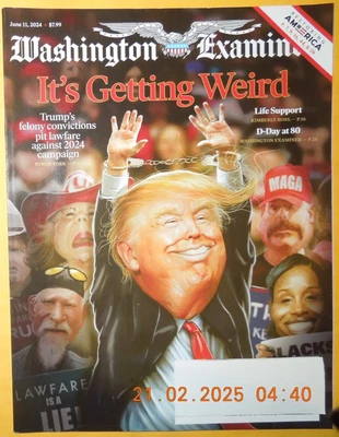 DONALD TRUMP Washington examiner CAITLIN CLARK RULES bill Walton LUKA DONCIC - Image 1 of 4