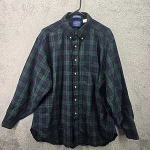 Sir Pendleton Wool Shirt Mens XL Vintage 70s Black Watch Tartan Made In USA READ - Picture 1 of 14