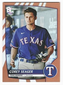 2023 Topps Big League Corey Seager Orange Texas Rangers #247 - Picture 1 of 2