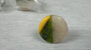 Confezione da 4 pomelli unici per armadio, tira cassetti moderni, pomello geometrico art deco comò - Foto 1 di 5