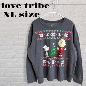 Snoopy PEANUS m11 Love Tribe Xl Size Charlie Brown Sweatshirt - Picture 1 of 4