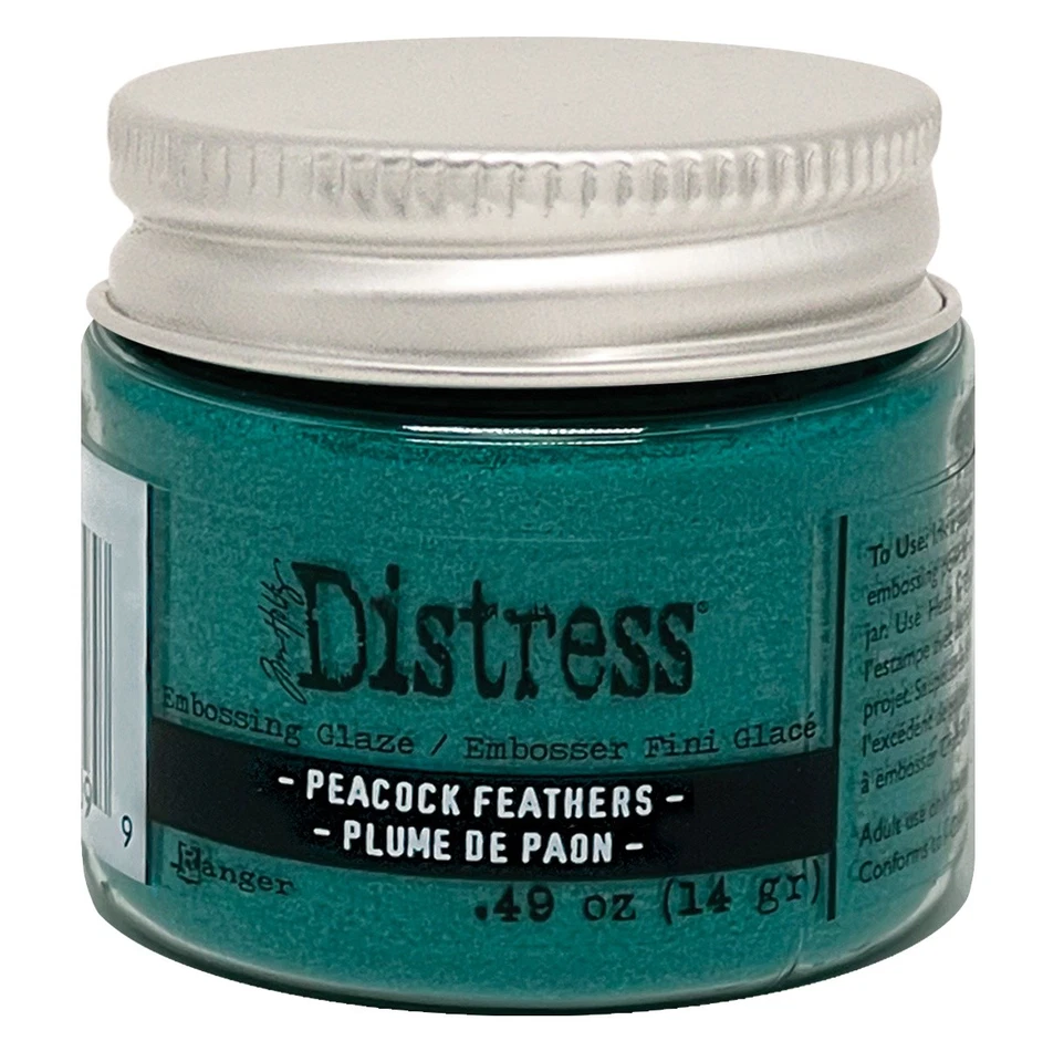 3 Pack - Tim Holtz Distress Embossing Glaze-Peacock Feathers - TDE-84099 - Image 1 of 1