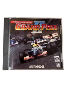 Grand Prix II World Circuit Racing PC Game Vintage 1996 Microprose Computer - Picture 1 of 9