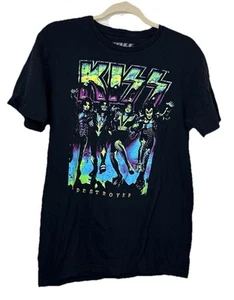 Kiss Destroyer T-Shirt Medium Baumwolle Band Konzert Tee Shirt schwarz 38/40 - Bild 1 von 4