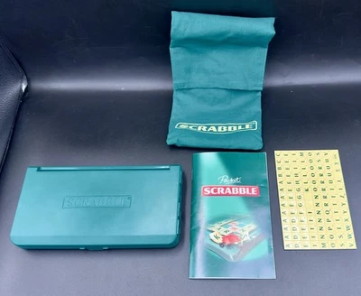 Vintage Pocket Scrabble 2000 Mattel Complete NO Blister Packagin UNUSED TILES A2 - Image 1 of 4