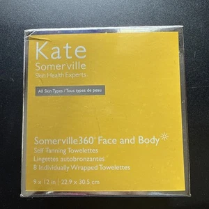 KATE SOMERVILLE Somerville360 Face and Body Self Tanning Towelettes . 5 PACK. - Picture 1 of 9