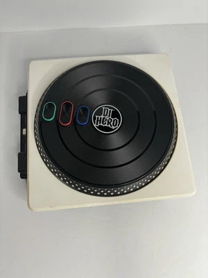 DJ Hero White Wireless Turntable Replacement For Xbox 360 Wii PS2 PS3 - Image 1 of 4