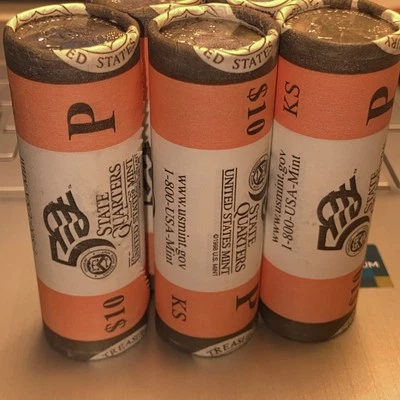 2005-P Kansas State Quarter Roll United States Mint Roll - Image 1 of 3