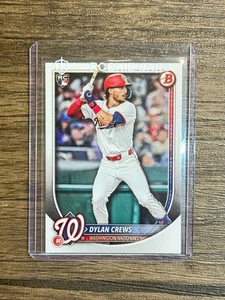 2025 Bowman DYLAN CREWS ROOKIE CARD #42 (RC) Washington Nationals - Picture 1 of 2