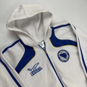 Bosnia Herzegovina Football Federation Jacket Soccer Men’s S Full Zip Hooded - Picture 1 of 10