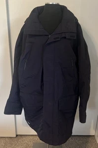 NWOT Lands End Mens Navy Lightweight Waterproof Squall Parka with Hood XL - Picture 1 of 18