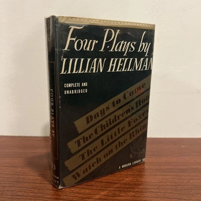 Four Plays by Lillian Hellman Stated First Edition Modern Library HC W/ DJ VG - Image 1 of 4