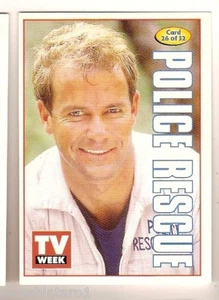 AUSTRALIAN TV WEEK CLASSIC CARD #6 - POLICE RESCUE - Picture 1 of 1