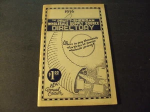 Pruitt-Sheridan Wholesale Supply Source Directory 1939 ID:69128 - Picture 1 of 2
