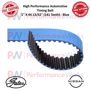 Gates High Performance RPM Timing Belt Blue 141 Teeth For Nissan Skyline, Stagea - Picture 1 of 9
