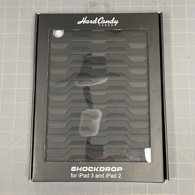Hard Candy Shock Drop Case for iPad 3 and iPad 2 Black Silicone NEW - Image 1 of 4