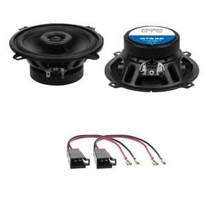Crunch GTS52 Lautsprecher 13 cm Koaxial 3 Ohm Einbauset für Golf 1 Cabrio vorne - Bild 1 von 1