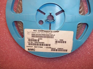 QTY (1000) .68uf 50V 10% X7R 1812 SMD CERAMIC MLCC CAPACITORS NMC1812X7R684K50TR - Picture 1 of 1