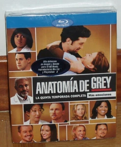 ANATOMIA DE GREY 5º TEMPORADA COMPLETA PRECINTADO NUEVO 7 BLU-RAY SERIES R2 - Imagen 1 de 2