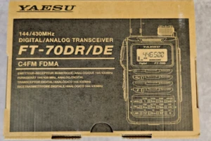 Yaesu FT-70DR/DE Dual Band Digital/Analog Handheld Transceiver - Photo 1/4