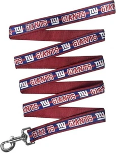 New York Giants NFL guinzaglio grande per animali domestici 6 piedi - perfetto per gli amanti dei cani calcio NUOVO - Foto 1 di 5