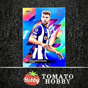 TOPPS FINEST UEFA 2023-24 BERNARDO FOLHA RC/275 REFRACTOR AZUL CIELO PORTO - Imagen 1 de 2